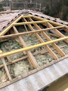 Pose charpente 2 Grasse