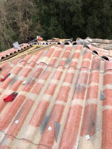 Restauration toiture aux alentours de Grasse