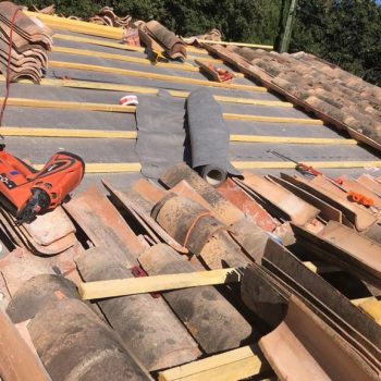 Restauration complète couverture st paul de vence